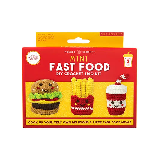 Kit Crochet Fast Food - Gift Republic