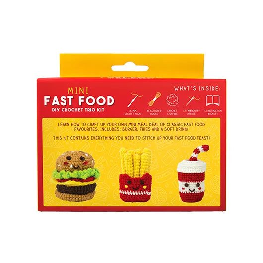 Kit Crochet Fast Food - Gift Republic