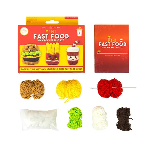 Kit Crochet Fast Food - Gift Republic