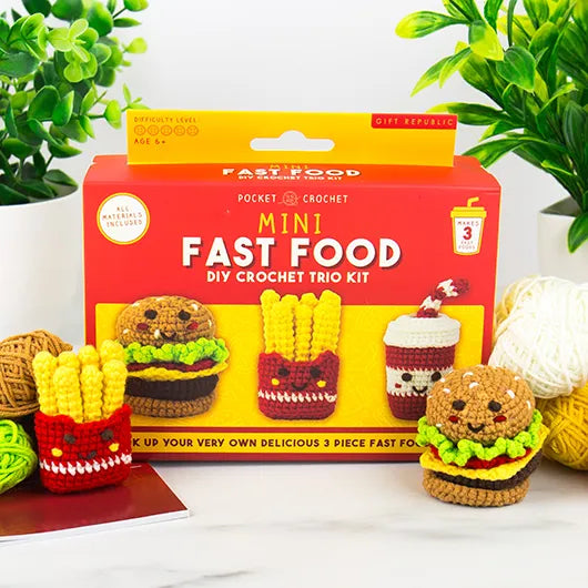 Kit Crochet Fast Food - Gift Republic
