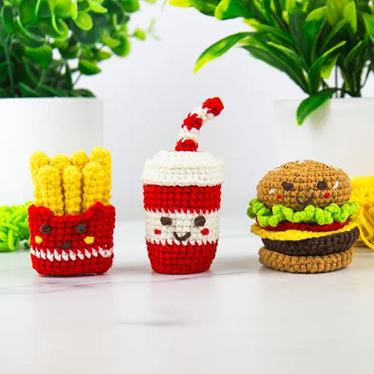 Kit Crochet Fast Food - Gift Republic